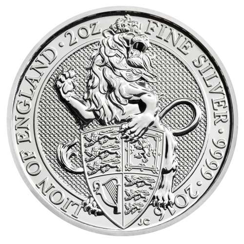 Queens Beasts (The Lion) 2oz SILVER Coin