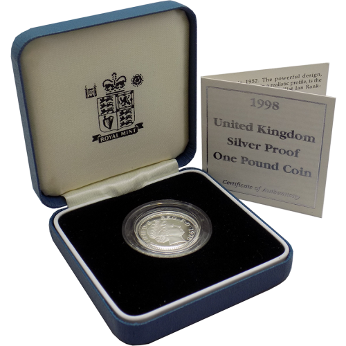1998 UK Proof £1 Coin (SILVER)