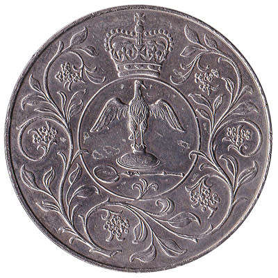 1977 Queen Elizabeth II Silver Jubilee, Crown coin
