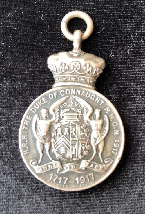 1917, H.R.H. THE DUKE OF CONNAUGHT SILVER MEDAL