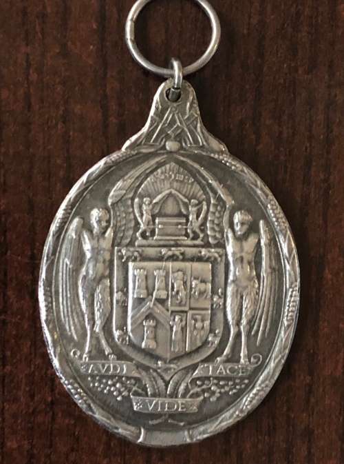 Masonic WW1 Peace 1919 Medal