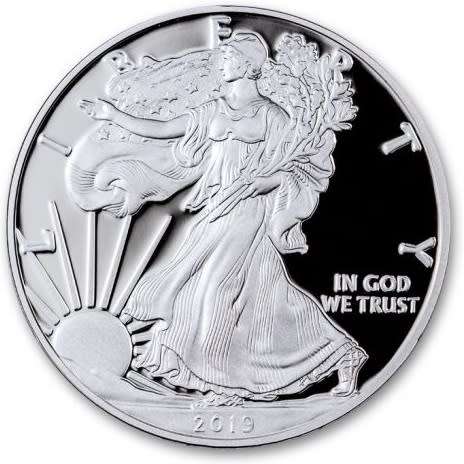 2019 USA 1oz SILVER EAGLE $1 Proof Coin (W)