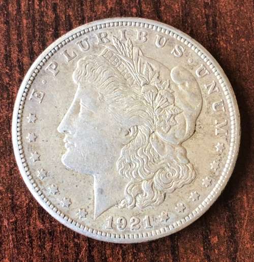1921 USA Silver Morgan Dollar (S)