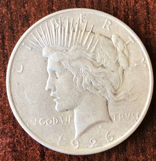 1926 USA Silver Peace Dollar (D)