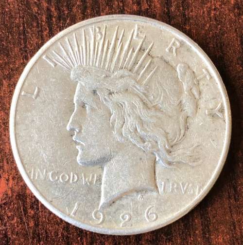 1926 USA Silver Peace Dollar (S)