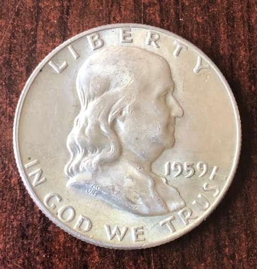 1959 USA Silver 1/2 Dollar (D)