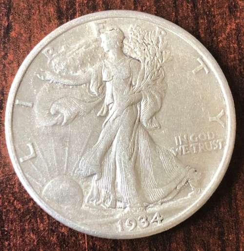 1934 USA Silver 1/2 Dollar