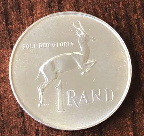 1965 RSA Proof Silver R1 Coin (English)