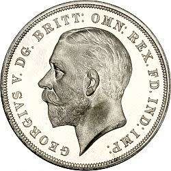 1935 Great Britain SILVER Crown / 5 Shillings