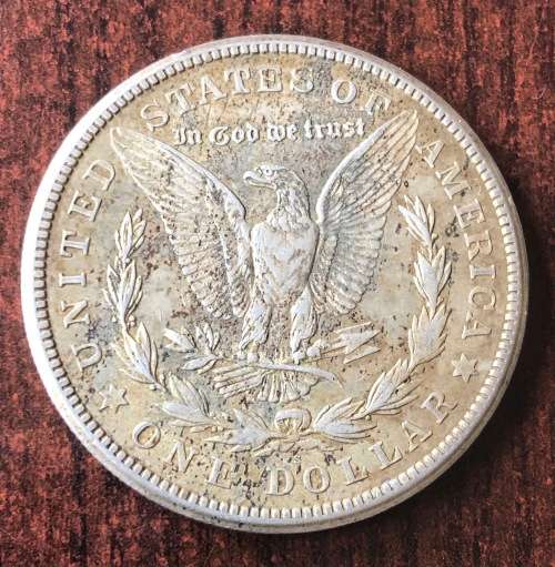 1921 USA SILVER Morgan Dollar $1 (S)