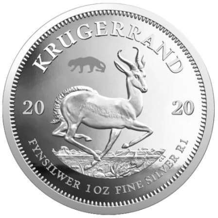 2020 BIG 5 Leopard 1oz & Krugerrand Privy 1oz Silver Proof Coin Set