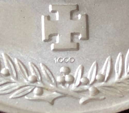 Winston Churchill SILVER Medallion 1874 - 1965