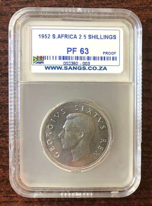 1952 South Africa 2½ Shilling HalfCrown (PF63)
