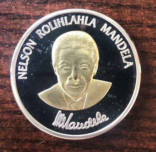 Nelson Mandela 1oz Pure SILVER Medallion