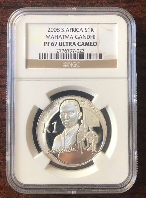 2008 Mahatma Gandhi Proof SILVER R1