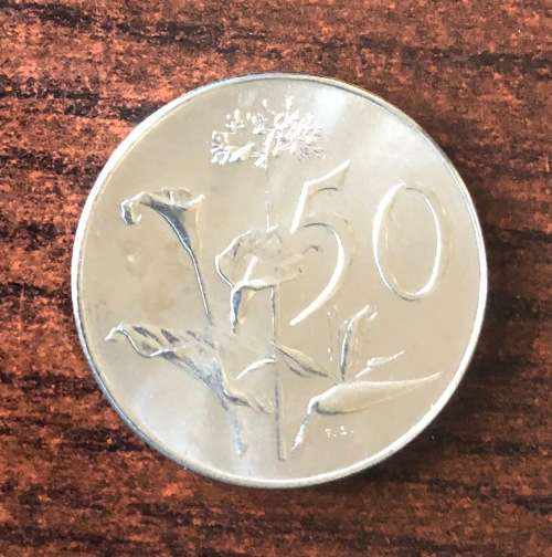1965 SA Proof 50c