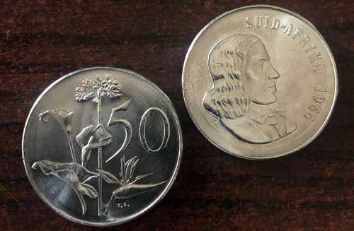 1KG Bag of Nickel 50c Coins