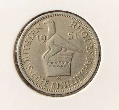 1951 Southern Rhodesia One Shilling