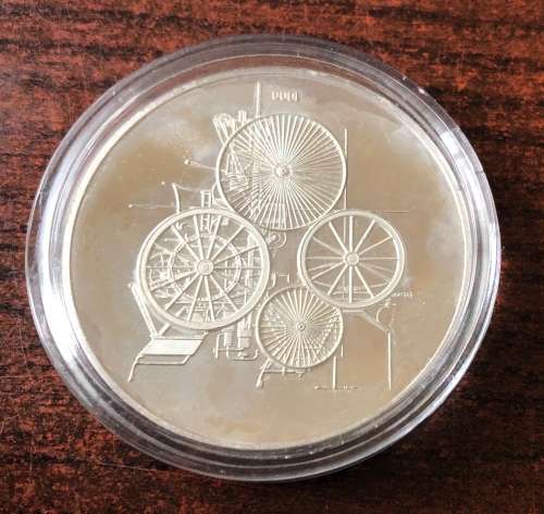 1886-1986 Daimler Benz 100 year SILVER Medallion