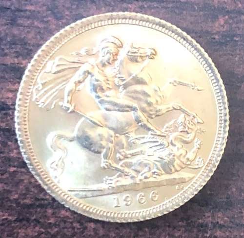 1966 GOLD Sovreign (UNC)