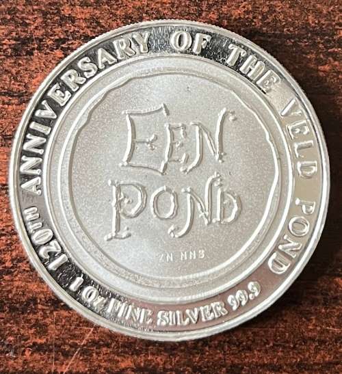 120th Anniversary of the Veld Pond 1oz SILVER Medallion