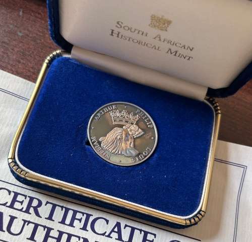 1982 SILVER Royal Baby Medallion