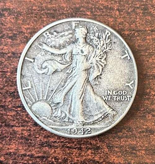 1942 USA, Walking Liberty SILVER ½ Dollar