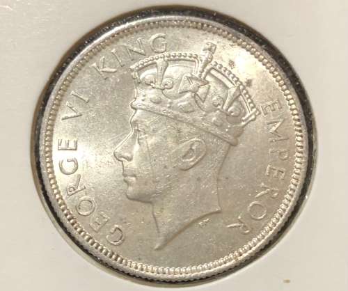 1937 Southern Rhodesia SILVER Two Shilling