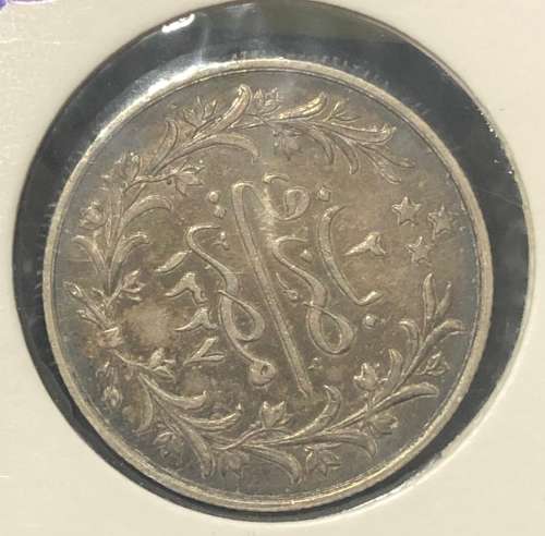Egypt  SILVER 5 Quirsh  1327 YR 2 1910
