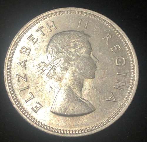 1954 SA SILVER 2 Shilling (UNC)