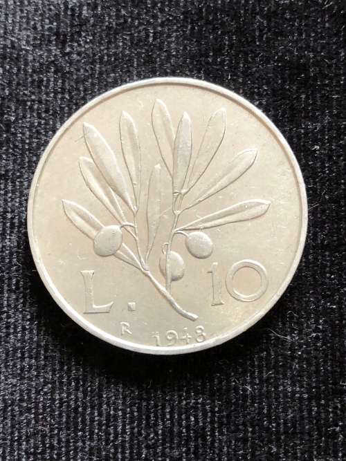 1948 Italian 10 Lire( KM 90)