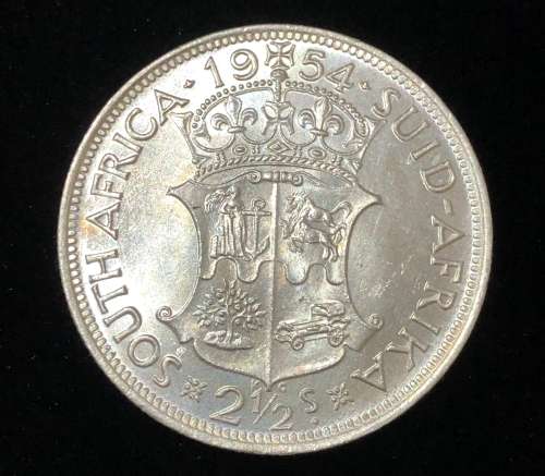 1954 Silver 2½ Shilling