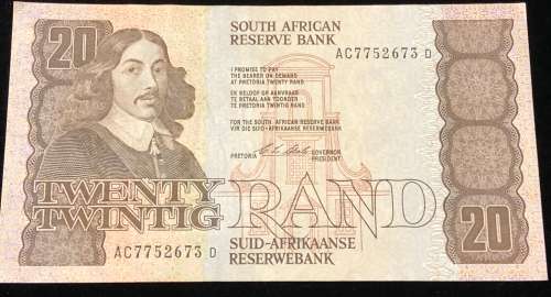 Twenty Rand Note. C. L Stals 1990 ( Not Legal Tender)