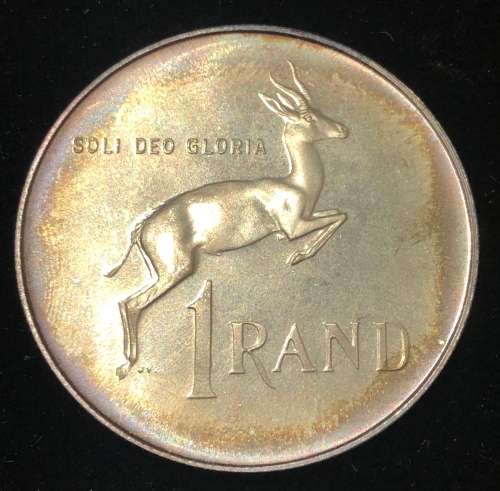 1975 Long Proof Set, With SILVER One Rand, NO Gold.