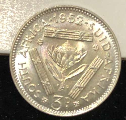 1952 Silver SA 3D UNC