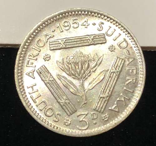 1954 SA Silver 3d (UNC)