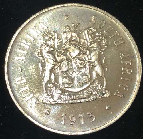 1975 Long Proof Set, With SILVER One Rand, NO Gold.