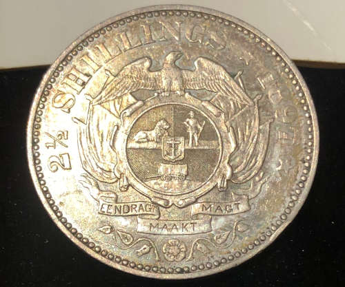 1897 ZAR 2 1/2 Shilling.