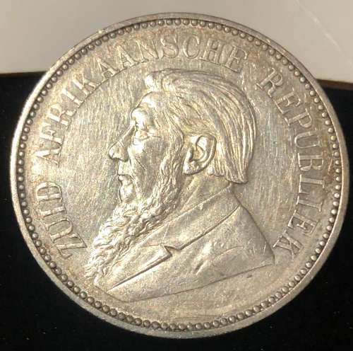 1897 ZAR 2 1/2 Shilling.