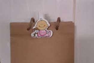 Baby Shower - Pink Baby Girl Pegs