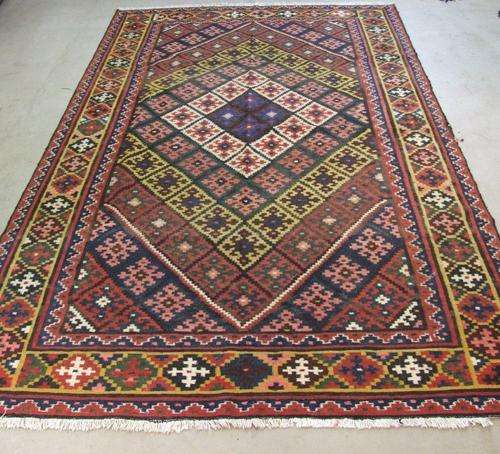 PERSIAN/ORIENTAL CARPETS & RUGS: SUPER FINE SIRJAN KILIM 308x200
