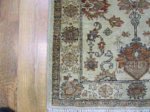 Choubie carpet runner with beige, terracotta and charcoal colours