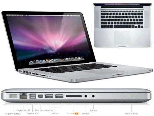Apple MacBook Pro A1286 15.4" Laptop (Intel Core I7 2Ghz, 500GB Hard Drive, 8GIG RAM, DVDRW Drive,