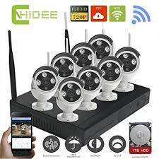 HD 8 Channel 720P Wireless IP Camera CCTV Security Surveillance System NVR KIT