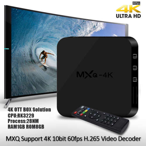 MXQ-4K TV Box Android 5.1-MXQ-Quad Core Smart TV Box Mini PC Streaming Media Player -