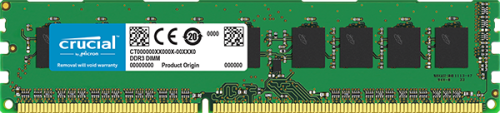 Crucial Technology CT25664AA800 2 GB 240-pin DIMM DDR2 PC2-6400 Memory Module
