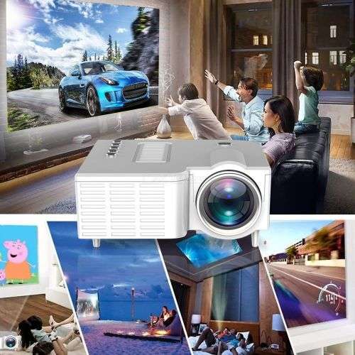 MINI HOME PROJECTOR - projector+ remote-HDMI-usb