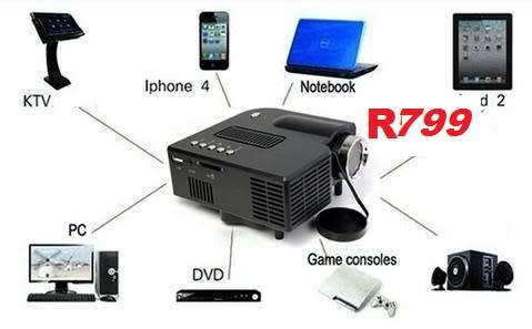 MINI HOME PROJECTOR - projector+ remote-HDMI-usb
