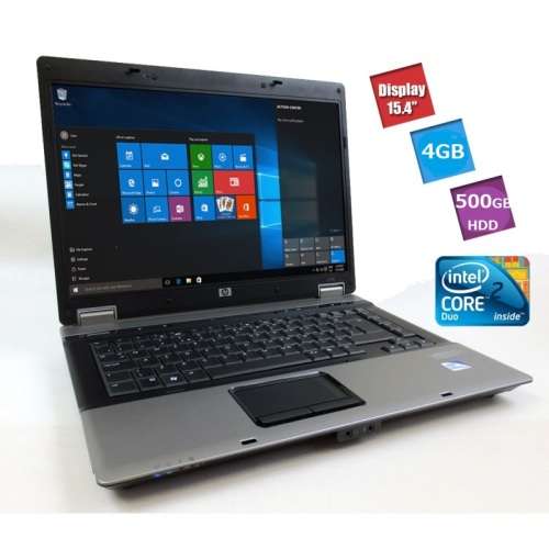 HP Compaq 6730b intel Core2Duo 2.3ghz-4GB DDR -500GB-webcam-15.4` lcd+ wfi-power supply