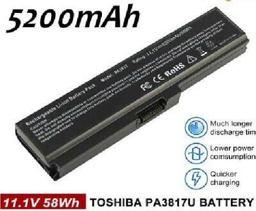 Toshiba Satellite L755 Compatible Battery